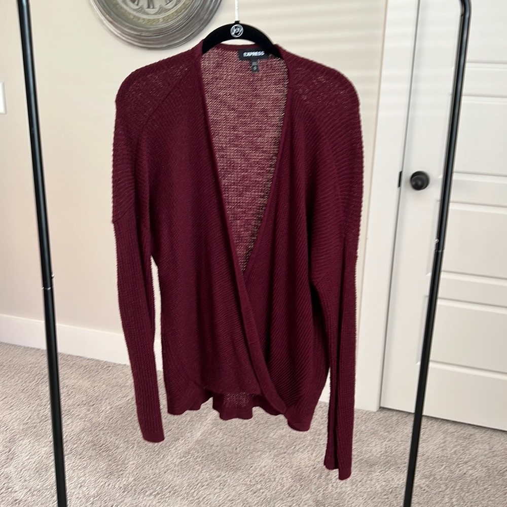 Express Twist Front Sweater size M